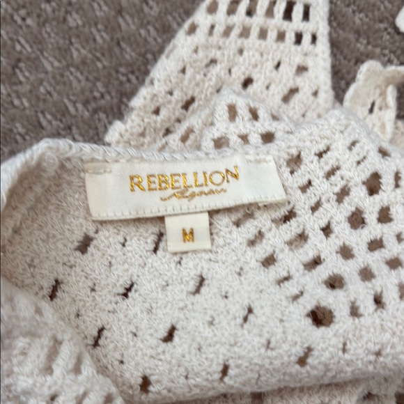 Cherry Crochet White Top - Picture 7 of 9